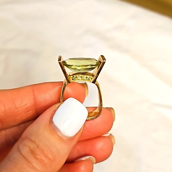 Ladies 14k cocktail ring - Size 6 - Picture 7 of 12